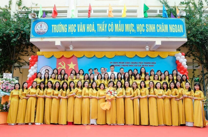  Trường THCS Minh Khai (Thanh Hoá): Đổi mới phương pháp giảng dạy, nâng cao chất lượng giáo dục toàn diện cho học sinh